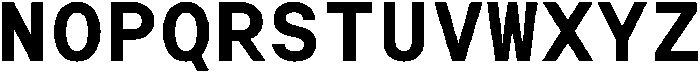 Arcadium Mono Bold ttf (700) Font UPPERCASE