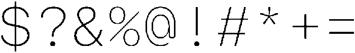 Arcadium Mono Light ttf (300) Font OTHER CHARS