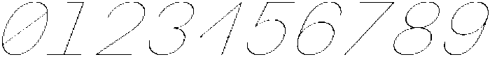 Arcadium Mono Ultralight Italic ttf (300) Font OTHER CHARS