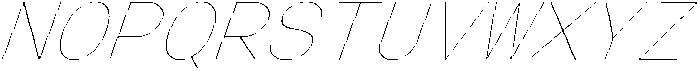 Arcadium Mono Ultralight Italic ttf (300) Font UPPERCASE