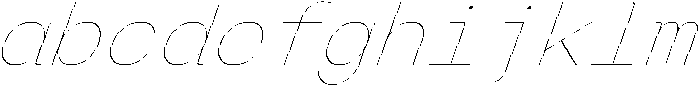 Arcadium Mono Ultralight Italic ttf (300) FONT