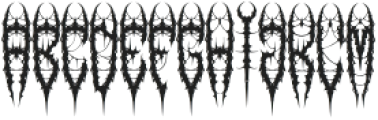 Arcane Shadows Metal Font otf (400) Font LOWERCASE