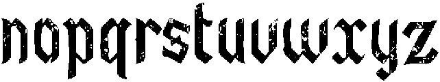 Arcanum Regular ttf (400) Font LOWERCASE