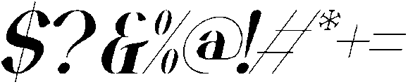 Arcelano Italic otf (400) Font OTHER CHARS