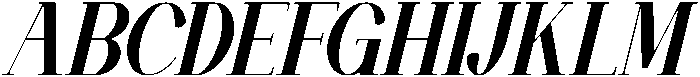 Arcelano Italic otf (400) Font UPPERCASE