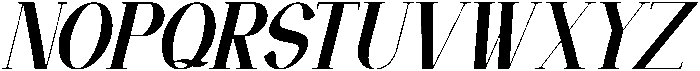 Arcelano Italic otf (400) Font UPPERCASE