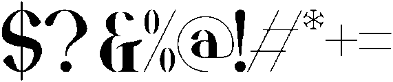 Arcelano otf (400) Font OTHER CHARS