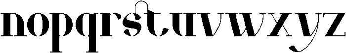 Arcelano otf (400) Font LOWERCASE