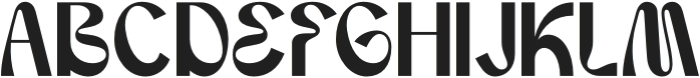 Arcemy Regular otf (400) Font UPPERCASE