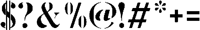 Arcex-Alternate otf (400) Font OTHER CHARS
