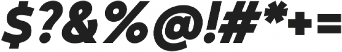 Arch Black Oblique otf (900) Font OTHER CHARS