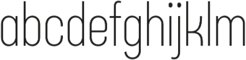 Arch Light Condensed otf (300) Font LOWERCASE
