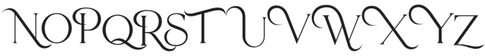 Archane-Regular otf (400) Font UPPERCASE