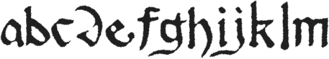 Archdale Blackletter Bleed otf (900) Font LOWERCASE