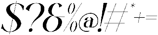 Archenit Italic otf (400) Font OTHER CHARS