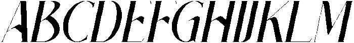 Archenit Italic otf (400) Font UPPERCASE
