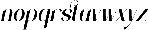 Archenit Italic otf (400) Font LOWERCASE