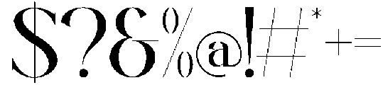 Archenit otf (400) Font OTHER CHARS
