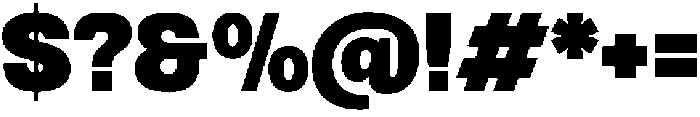 Archetica ExtraBlack otf (900) Font OTHER CHARS