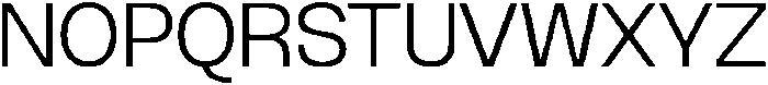 Archetica ExtraLight otf (200) Font UPPERCASE
