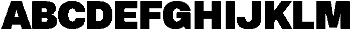 Archetica Fat otf (800) Font UPPERCASE
