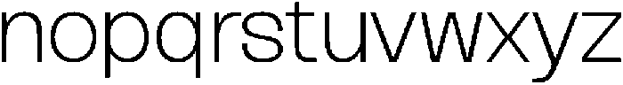 Archetica Thin otf (100) Font LOWERCASE