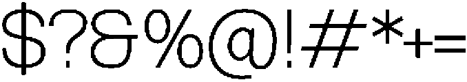 Archetica Thin ttf (100) Font OTHER CHARS