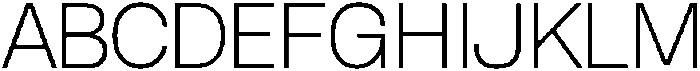 Archetica Thin ttf (100) Font UPPERCASE