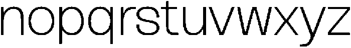 Archetica Thin ttf (100) Font LOWERCASE