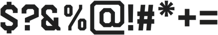 Archimoto V00 Extra Bold otf (700) Font OTHER CHARS