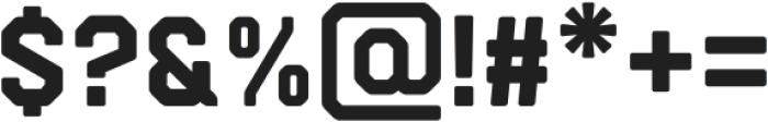 Archimoto V01 Black otf (900) Font OTHER CHARS