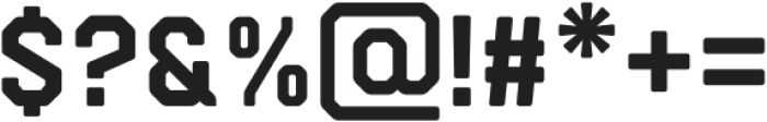 Archimoto V01 Extra Bold otf (700) Font OTHER CHARS