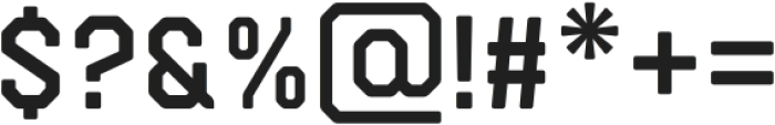 Archimoto V01 Semi Bold otf (600) Font OTHER CHARS