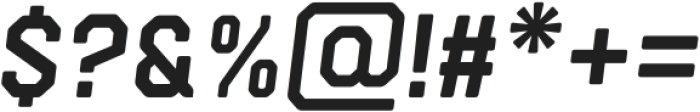 ArchimotoV01-BoldItalic otf (700) Font OTHER CHARS