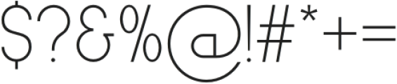 Archipad Pro Light otf (300) Font OTHER CHARS