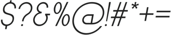 Archipad Pro Oblique otf (400) Font OTHER CHARS