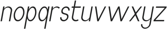 Archipad Pro Oblique otf (400) Font LOWERCASE