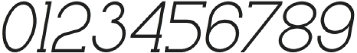 Archipad Pro Slab Oblique otf (400) Font OTHER CHARS