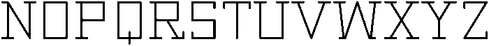 Architect otf (400) Font UPPERCASE