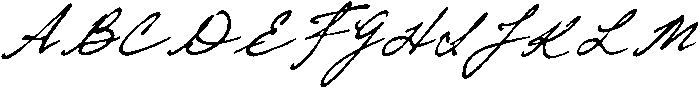 Archive 01 Script Slanted ttf (400) Font UPPERCASE