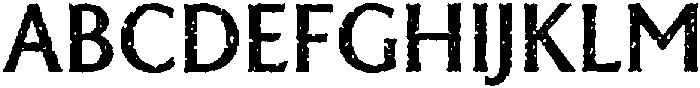 Archive 01 Serif Regular ttf (400) Font UPPERCASE
