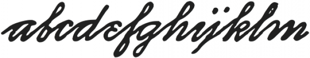 Archive Autograph Script Regular otf (400) Font LOWERCASE
