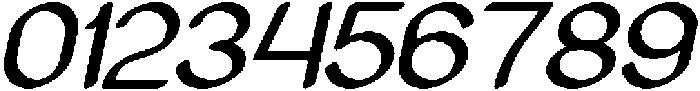 Archive Bold Italic otf (700) Font OTHER CHARS