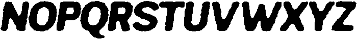 Archive Foundry Sans Bold Italic otf (700) Font UPPERCASE