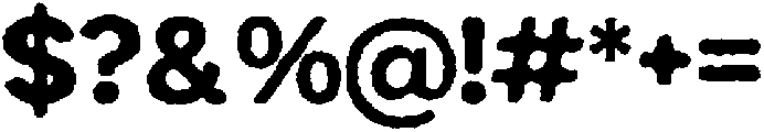 Archive Foundry Sans Bold otf (700) Font OTHER CHARS