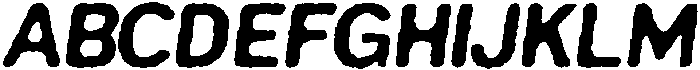 Archive Foundry Sans Italic otf (400) Font UPPERCASE