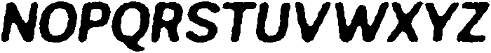 Archive Foundry Sans Italic otf (400) Font UPPERCASE