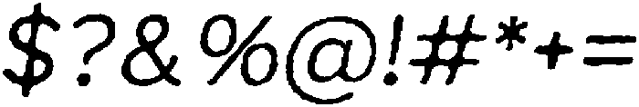 Archive Foundry Sans Light Italic otf (300) Font OTHER CHARS