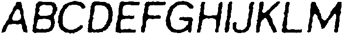 Archive Foundry Sans Light Italic otf (300) Font UPPERCASE