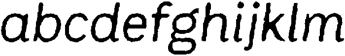 Archive Foundry Sans Light Italic otf (300) FONT